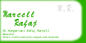 marcell rafaj business card